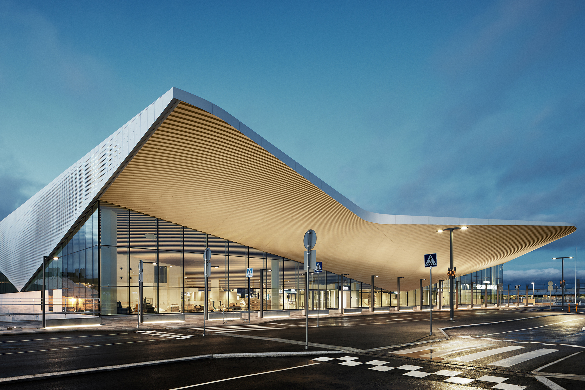 Helsinki Airport Terminal Exterior