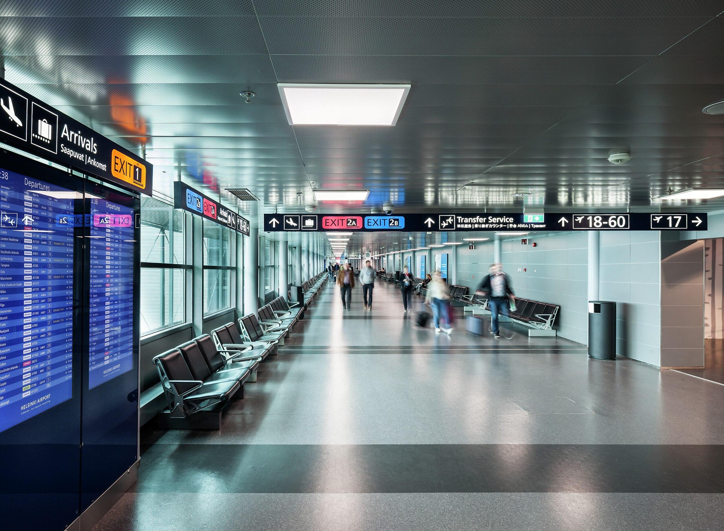Modern Check-in Area